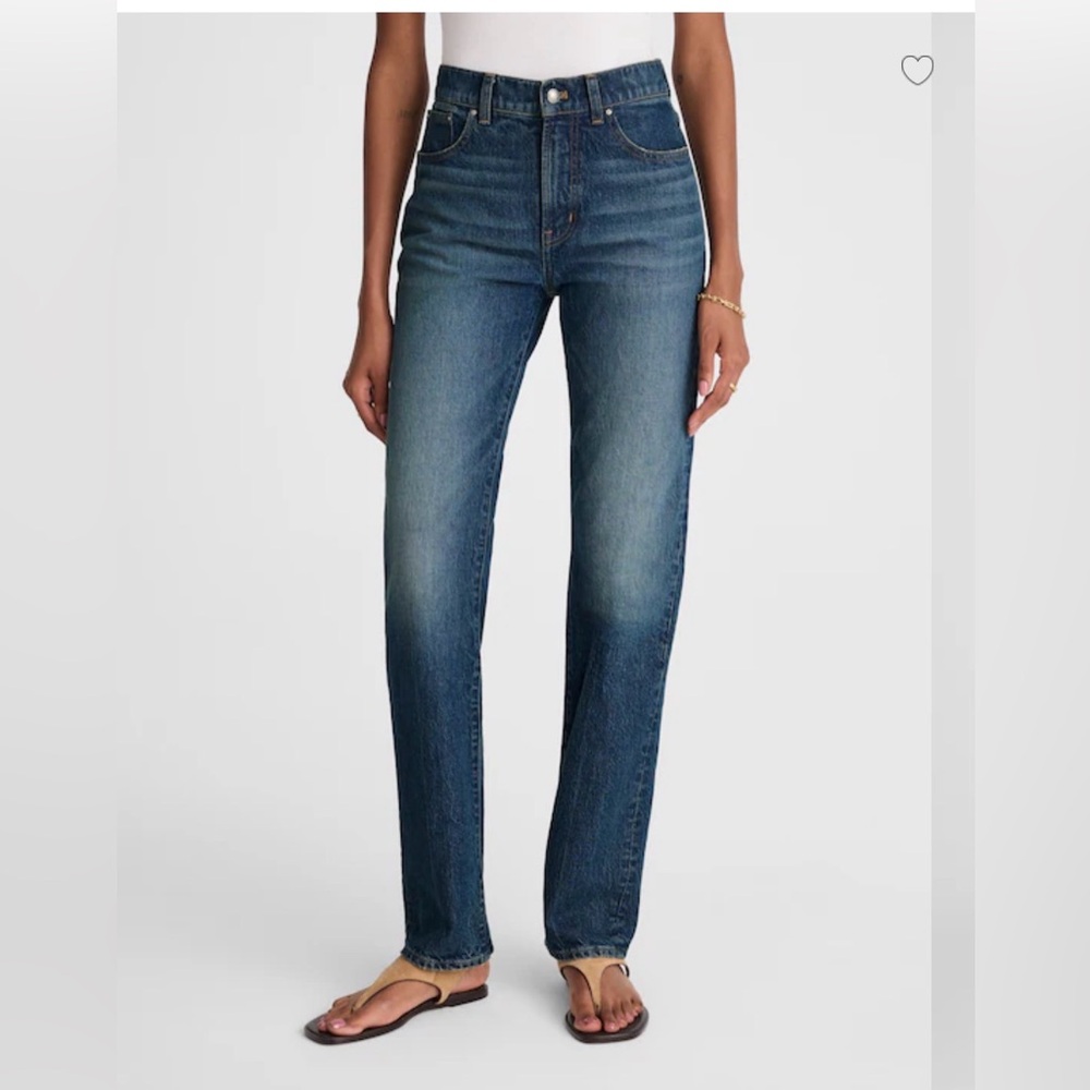 Like. New Madewell Long Line Jeans Size 28 Tall - Greendale Wash